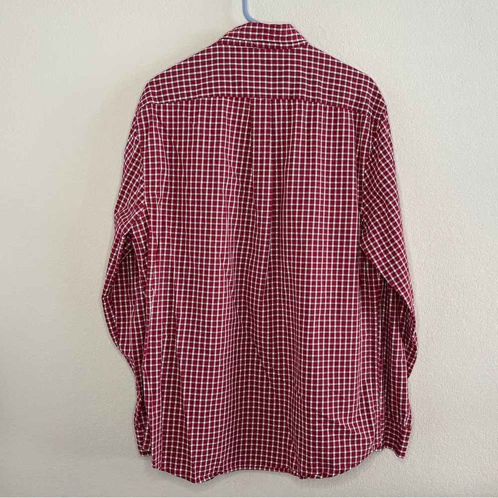 U.S. Polo Assn. Long Sleeve Plaid Button-Down Shirt XL 100% Cotton EUC - Picture 2 of 8